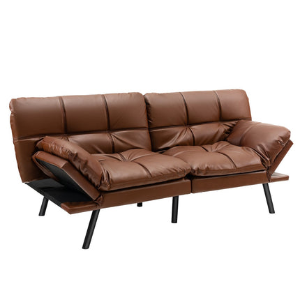 Canapé-lit futon convertible avec dossier réglable
