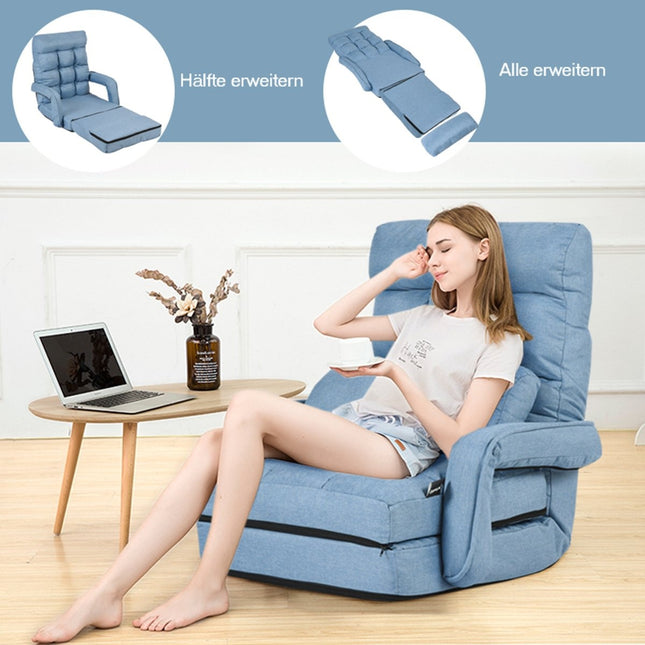 Canapé-lit convertible - Fauteuil inclinable réglable avec coussin