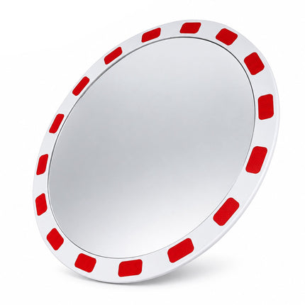 Miroir de signalisation convexe, 45 cm, incassable et résistant aux intempéries