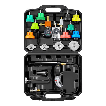 Coolant Pressure Tester Kit, 28-Piece, 4 Adapters