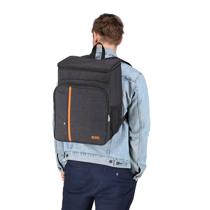 Kühlrucksack, Schwarz, 25L, Isoliert