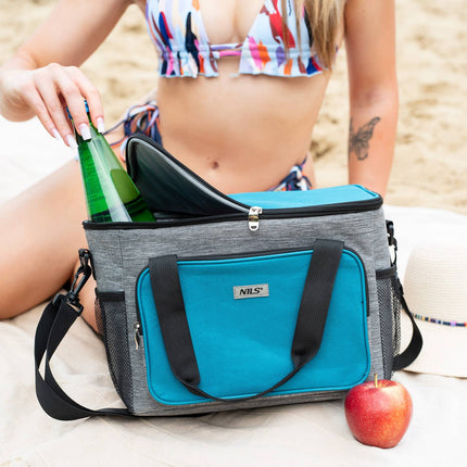 Kühltasche, Blau, 13 l Fassungsvermögen