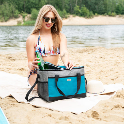 Kühltasche, Blau, 27 Liter Fassungsvermögen