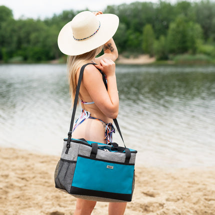 Kühltasche, Blau, 27 Liter Fassungsvermögen