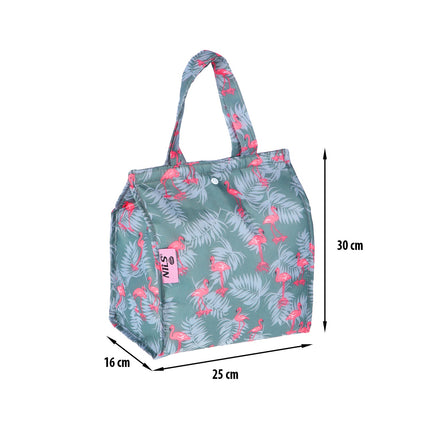 Sac isotherme, motif flamant rose, capacité 5 L