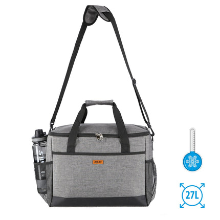 Kühltasche, Grau, 27L Fassungsvermögen