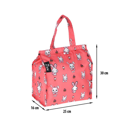 Sac isotherme, motif lapin, capacité 5 L