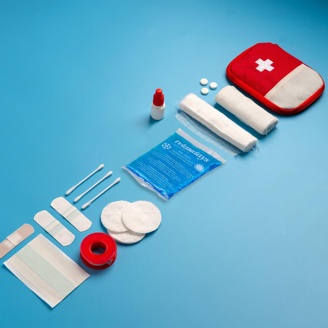 Kühllampen rechteckig 4er Set blau