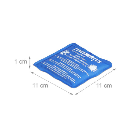 Lot de 8 lampes de refroidissement carrées bleues
