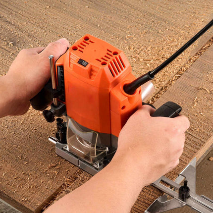 Corded Wood Router 1.6 HP, Variable Speed, Plunge Base