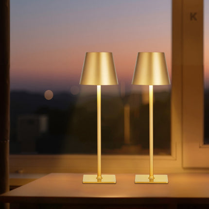 Cordless Rechargeable Table Lamps, 2-Pack, 3 Color Dimming