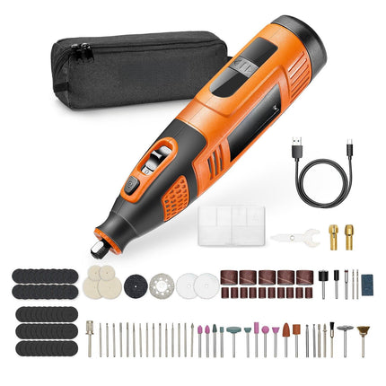 Cordless Rotary Tool Kit, 12V, 119-Piece, 28-Speed