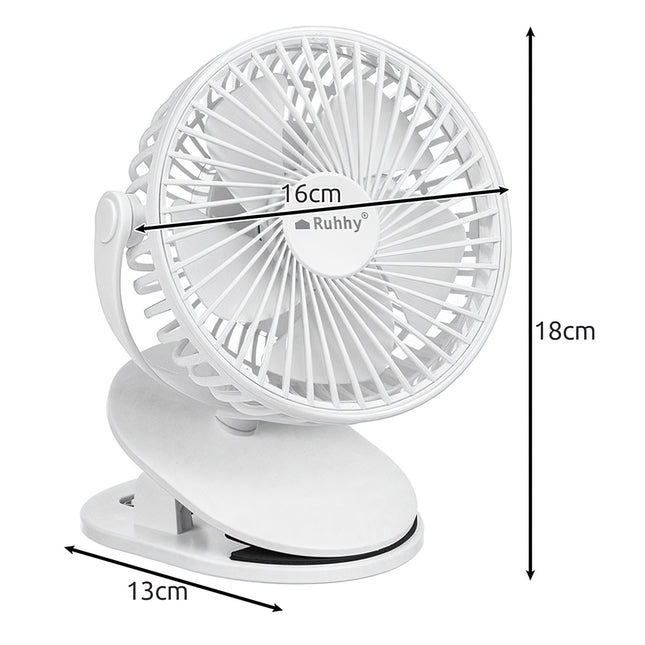 Ventilateur sans fil blanc Ruhhy 25566