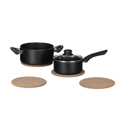 Lot de 4 dessous de plat en liège