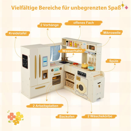 Eckspielküche mit Licht & Sound, 22 Zubehörteile