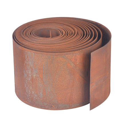 Bordure de jardin flexible en acier Corten