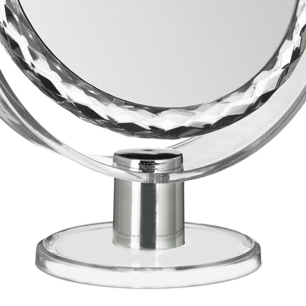 Miroir cosmétique grossissant sur pied