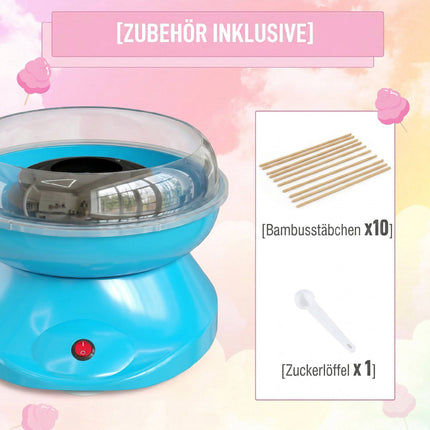 Zuckerwattemaschine, 550W für Zuhause, 10 Stäbchen