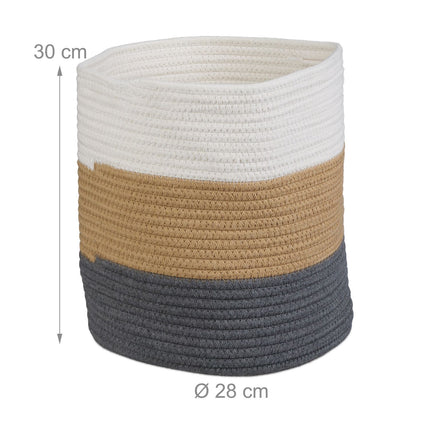 Panier de rangement en coton
