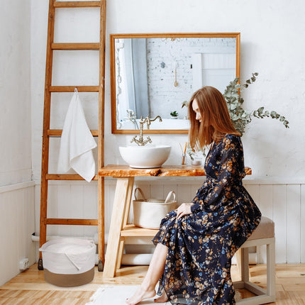 Panier de rangement en coton