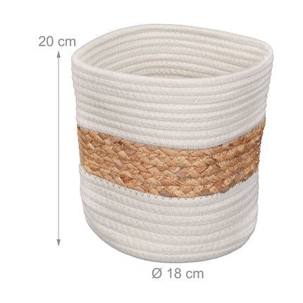 Panier de rangement en coton