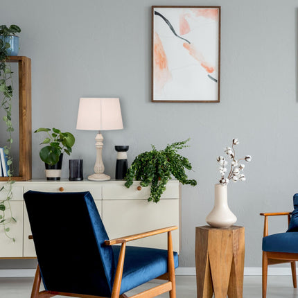 Tischlampe im Landhausstil