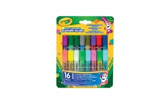 Colles pailletées Crayola, 16 pièces