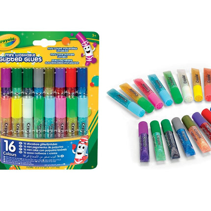 Colles pailletées Crayola, 16 pièces