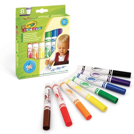 Marqueurs de coloriage Crayola Minikids, 8 pièces