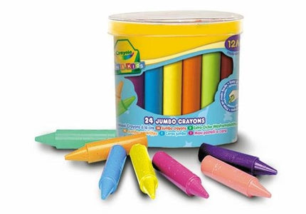 Crayons géants Crayola Minikids, 24 pièces