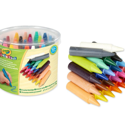 Crayons géants Crayola Minikids, 24 pièces