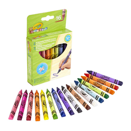 Crayons triangulaires Crayola Minikids, 16 pièces