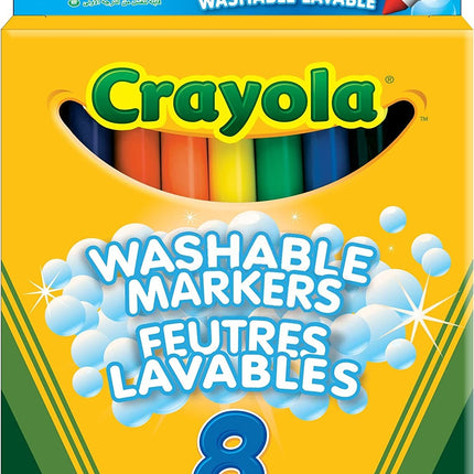 Crayola Ultraclean 8 marqueurs super lavables