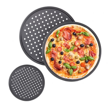 Plateau à pizza croustillant - lot de 3