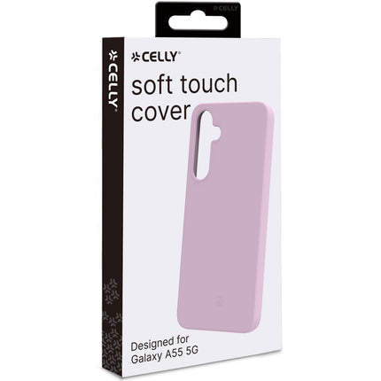 Cromo Weiche Gummihülle Galaxy A55 5G Rosa