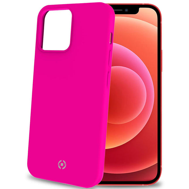 Cromo Soft Gummihülle iPhone 13 Fluo Pink
