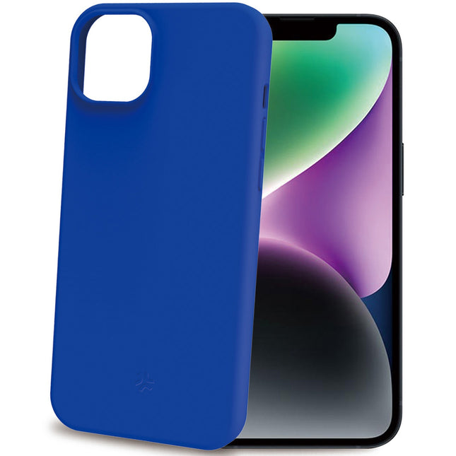 Cromo Soft rubber case iPhone 15 Blue