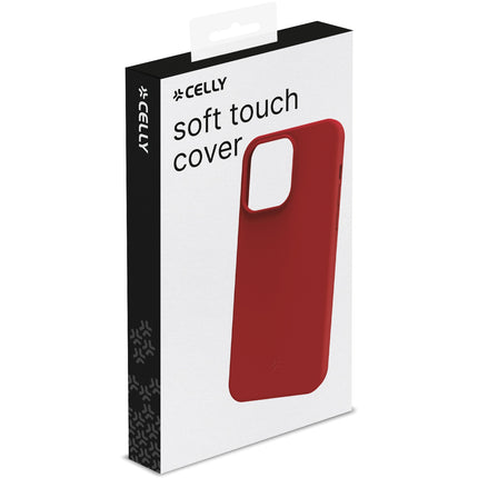 Cromo Soft Gummihülle iPhone 15 Pro Rot