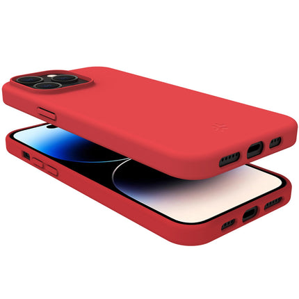 Cromo Soft Gummihülle iPhone 15 Pro Rot