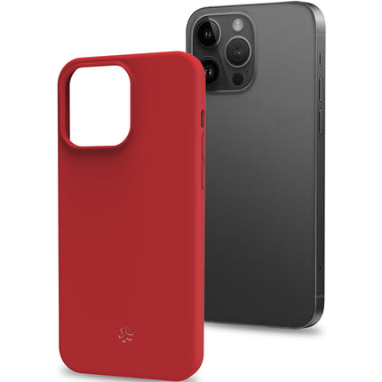 Cromo Soft Gummihülle iPhone 15 Pro Rot
