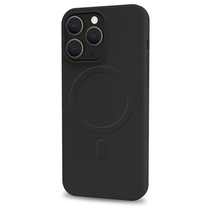 Cromomag Weiche Gummihülle MagSafe kompatibel iPhone 15 Pro Max Schwarz