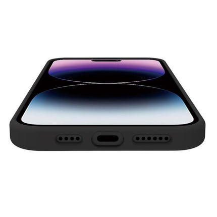 Cromomag Weiche Gummihülle MagSafe kompatibel iPhone 15 Pro Max Schwarz