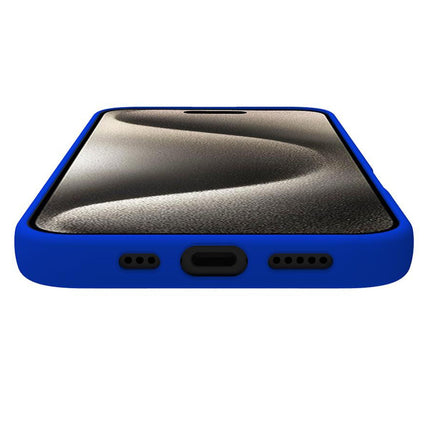 Cromomag Weiche Gummihülle MagSafe-kompatibles iPhone 16 Blau