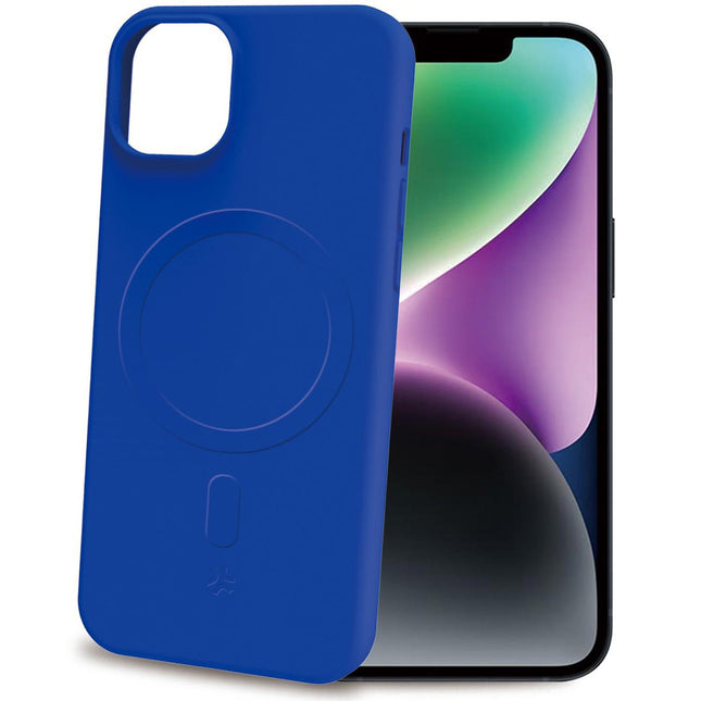 Cromomag Weiche Gummihülle MagSafe iPhone 15 Blau