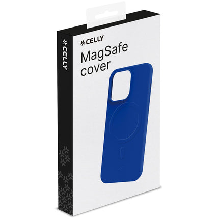 Cromomag Soft rubber case MagSafe iPhone 15 Blue