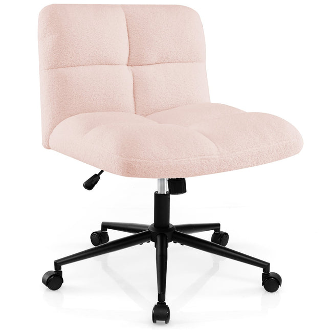 Bürostuhl mit Rollen, pink, höhenverstellbar