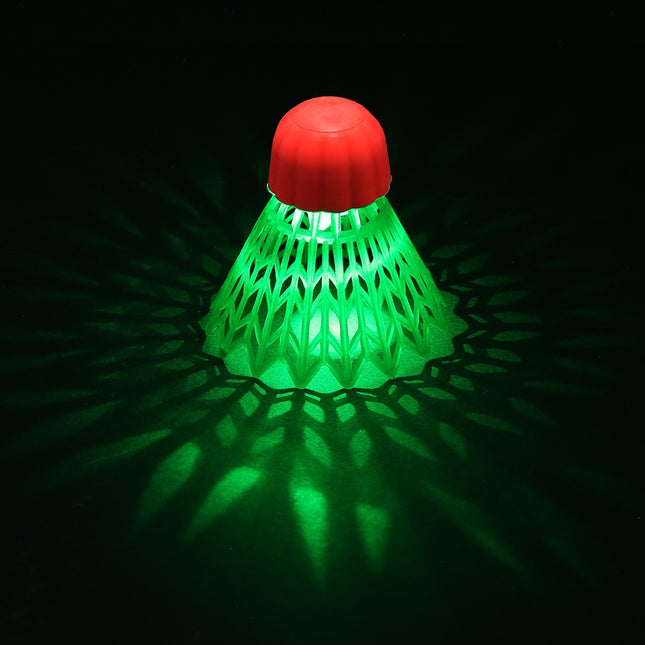 Crossminton Nylon-Federbälle mit LED, 3er-Pack