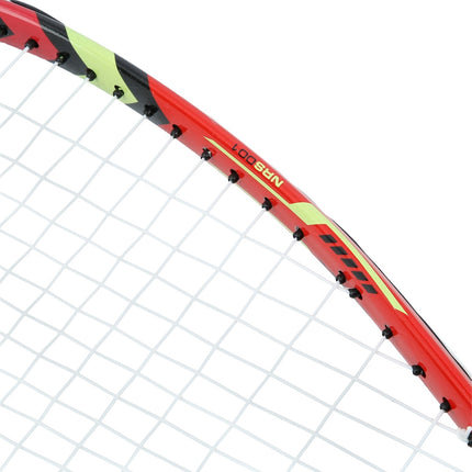 Ensemble de crossminton avec 2 raquettes, volants et housse rouge