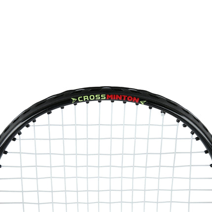 Ensemble de crossminton avec 2 raquettes, volants et housse rouge