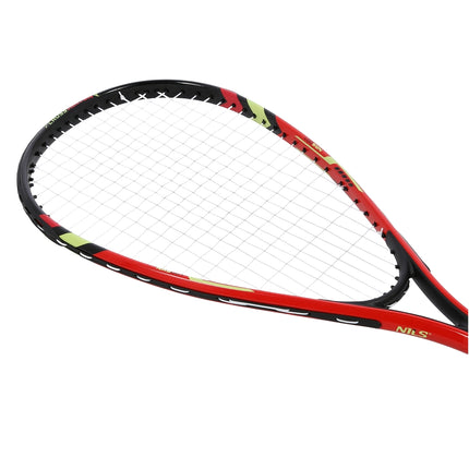 Ensemble de crossminton avec 2 raquettes, volants et housse rouge